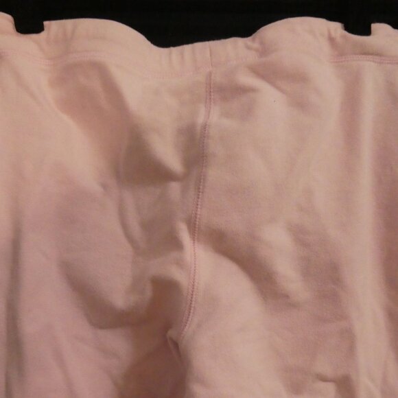 SPORTEK | medium | Light Pink Sweatpants With Drawstring | White Side Stripe - Picture 11 of 16
